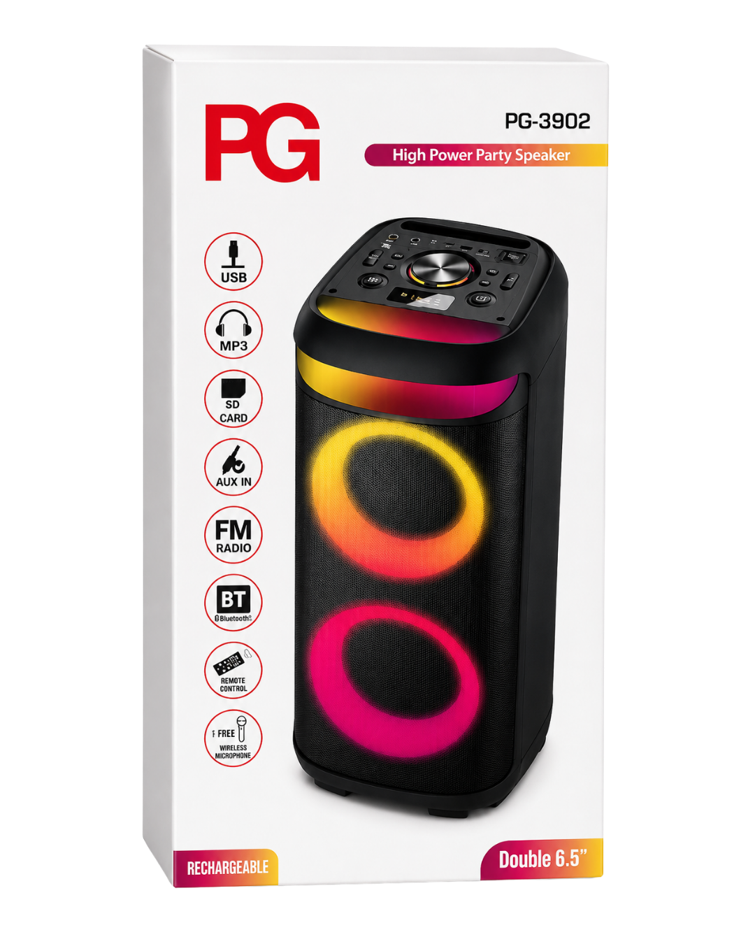 BOCINA BLUETOOTH PG 12¨ PULGADAS