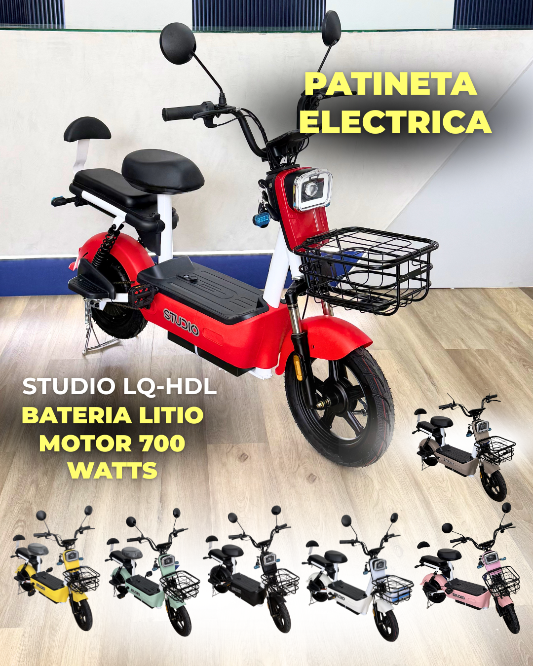 PATINETA ELECTRICA STUDIO ACTIVA