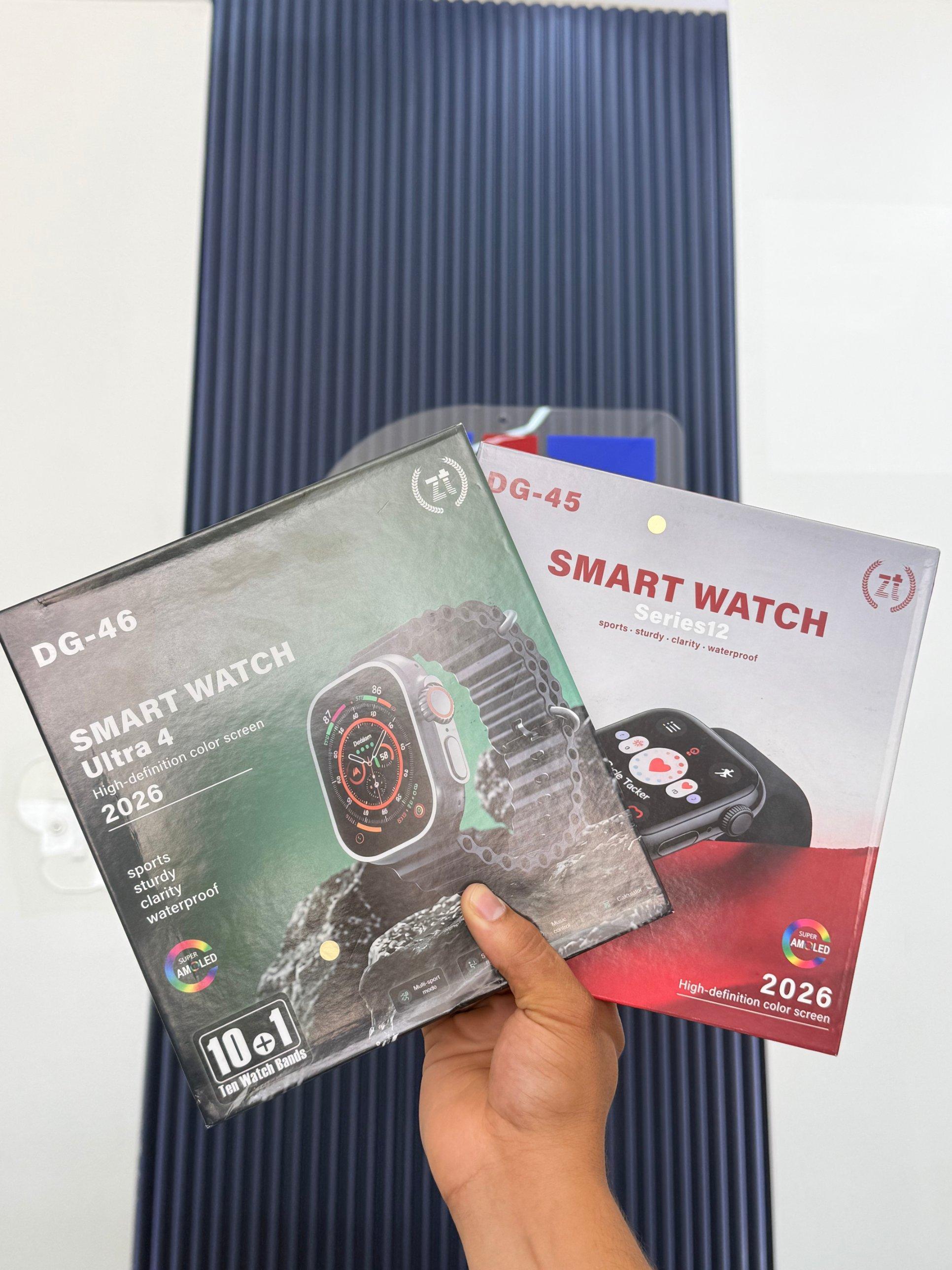 Reloj inteligente DG46 Ultra 4 + 10 correas