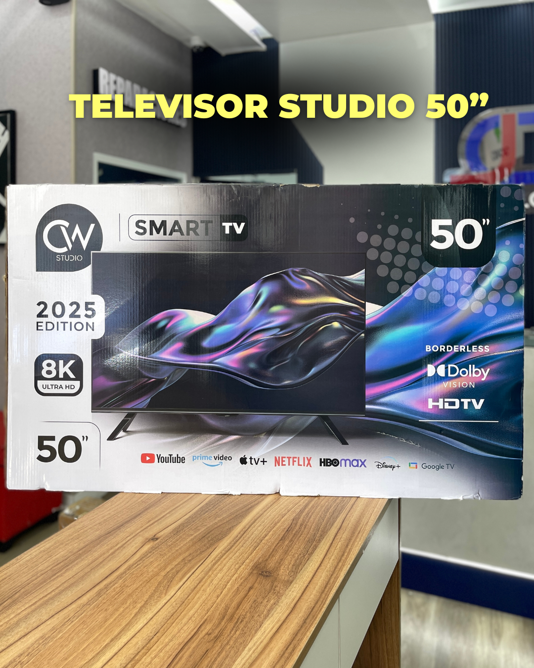 TELEVISOR STUDIO 50¨ UHD